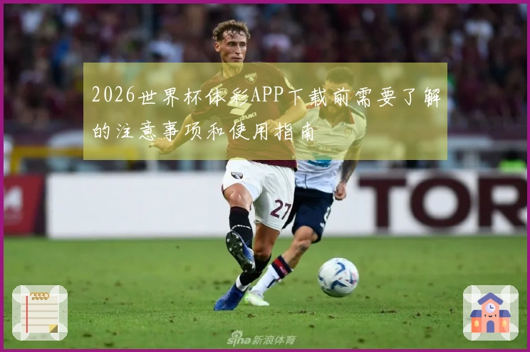2026世界杯体彩APP下载前需要了解的注意事项和使用指南